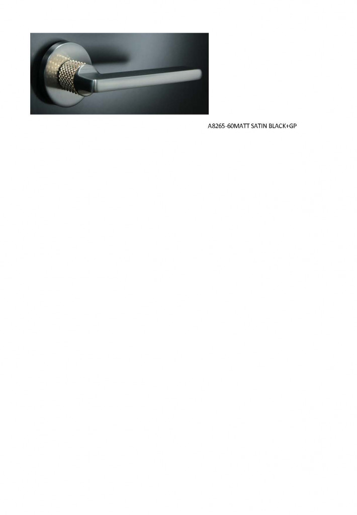 Ручка Alemar A8265-60 MATT SATIN BLACK+GP