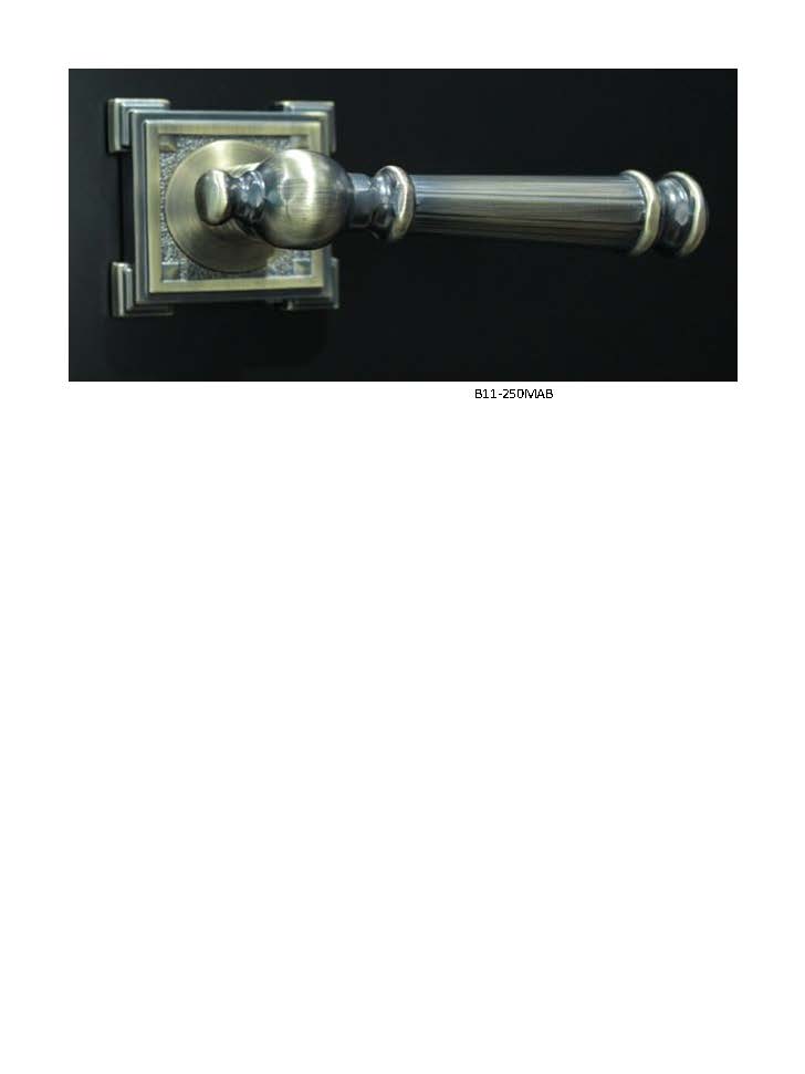 Ручка Порте Zinc MAB 365g квадратная B11-250